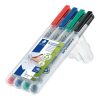 STAEDTLER Alkoholmentes marker készlet, OHP, 0,4 mm, STAEDTLER "Lumocolor® 311 S", 4 különböző szín