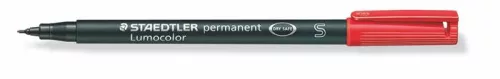 STAEDTLER Alkoholos marker, OHP, 0,4 mm, STAEDTLER "Lumocolor® 313 S", piros