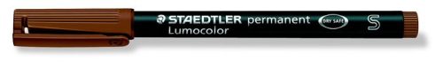 STAEDTLER Alkoholos marker, OHP, 0,4 mm, STAEDTLER "Lumocolor® 313 S", barna