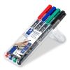 STAEDTLER Alkoholos marker készlet, OHP, 0,4 mm, STAEDTLER "Lumocolor® 313 S", 4 különböző szín