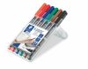 STAEDTLER Alkoholos marker készlet, OHP, 0,4 mm, STAEDTLER "Lumocolor® 313 S", 6 különböző szín