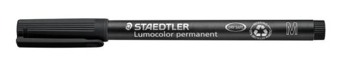 STAEDTLER Alkoholos marker, OHP, 1 mm, STAEDTLER "Lumocolor® 317 M", fekete