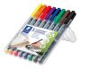 STAEDTLER Alkoholos marker készlet, OHP, 1 mm, STAEDTLER "Lumocolor® 317 M", 8 különböző szín