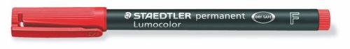 STAEDTLER Alkoholos marker, OHP, 0,6 mm, STAEDTLER "Lumocolor® 318 F", piros
