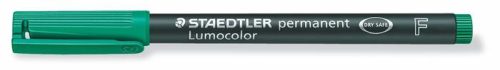 STAEDTLER Alkoholos marker, OHP, 0,6 mm, STAEDTLER "Lumocolor® 318 F", zöld