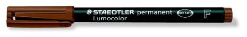 STAEDTLER Alkoholos marker, OHP, 0,6 mm, STAEDTLER "Lumocolor® 318 F", barna