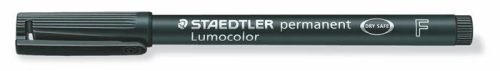 STAEDTLER Alkoholos marker, OHP, 0,6 mm, STAEDTLER "Lumocolor® 318 F", fekete