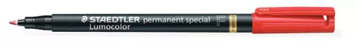 STAEDTLER Alkoholos marker, 0,6 mm, STAEDTLER "Lumocolor® special 319 F", piros