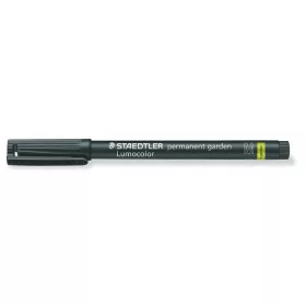   STAEDTLER Alkoholos marker, 1 mm, kúpos, STAEDTLER "Lumocolor® garden 319 GM", fekete