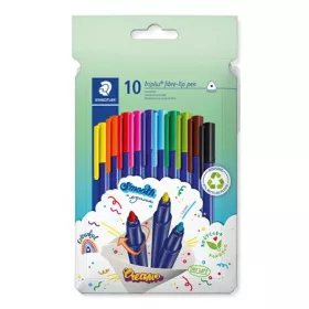   STAEDTLER Filctoll készlet, 1 mm, STAEDTLER "Triplus 323", 10 különböző szín