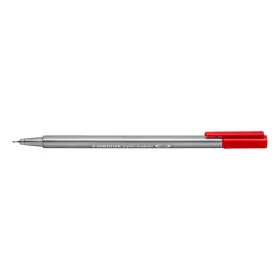   STAEDTLER Tűfilc, 0,3 mm, STAEDTLER "Triplus 334", piros