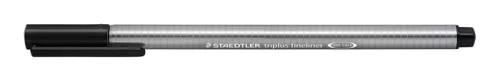 STAEDTLER Tűfilc, 0,3 mm, STAEDTLER "Triplus 334", fekete