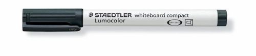 STAEDTLER Táblamarker, 1-2 mm, kúpos, STAEDTLER "Lumocolor 341", fekete