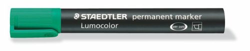 STAEDTLER Alkoholos marker, 2-5 mm, vágott, STAEDTLER "Lumocolor® 350", zöld