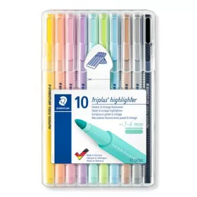   STAEDTLER Szövegkiemelő készlet, 1-4 mm, STAEDTLER "362 C", 10 különböző szín
