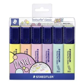   STAEDTLER Szövegkiemelő készlet, 1-5 mm, STAEDTLER "Textsurfer Classic Pastel 364 C", 6 különböző szín