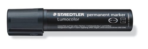 STAEDTLER Alkoholos marker, 2-12 mm, vágott, STAEDTLER "Lumocolor® 388", fekete