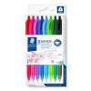 STAEDTLER Golyóstoll, 1 mm, nyomógombos, STAEDTLER® "4230 M", 8 különböző szín