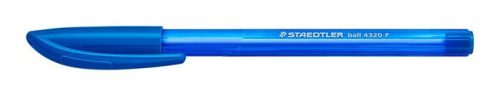 STAEDTLER Golyóstoll, 0,3 mm, kupakos, STAEDTLER "Ball 432", kék