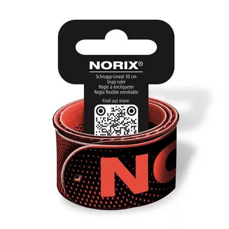 STAEDTLER Vonalzó, rugalmas, csuklóra pattintható, 30 cm, STAEDTLER, "Norix® 565"