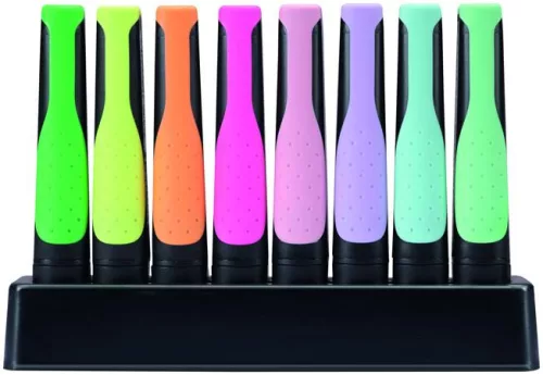 STABILO Szövegkiemelő készlet, 2-5 mm, STABILO "Green Boss Pastel", 8 db-os asztali készlet