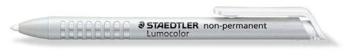 STAEDTLER Jelölőkréta adagoló, mindenre író, lemosható (omnichrom), STAEDTLER "Lumocolor 768", fehér