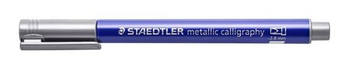STAEDTLER Kalligrafikus marker, STAEDTLER "8325", metál ezüst