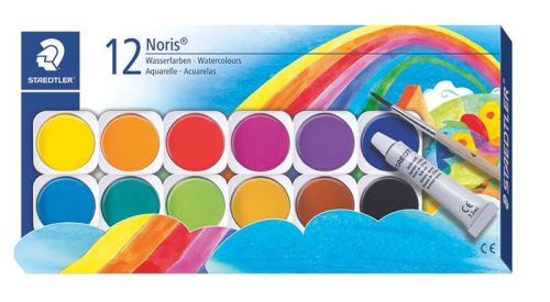 STAEDTLER Vízfesték, 12 darabos, STAEDTLER "Noris 888"