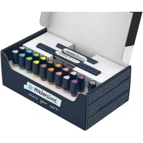   SCHNEIDER Kétvégű marker készlet, 27 darabos, SCHNEIDER "Paint-It 040 Twin marker Set 2", 10 különböző szín