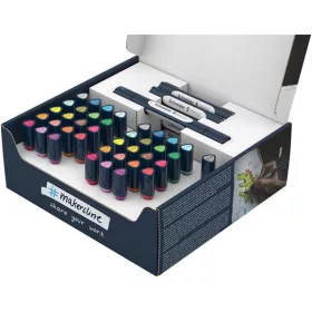   SCHNEIDER Kétvégű marker készlet, 52 darabos, SCHNEIDER "Paint-It 040 Twin marker Set 1", 20 különböző szín