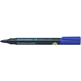   SCHNEIDER Alkoholos marker, 1-3 mm, kúpos, SCHNEIDER "Maxx 130", kék