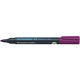   SCHNEIDER Alkoholos marker, 1-3 mm, kúpos, SCHNEIDER "Maxx 130", lila