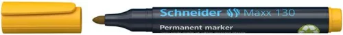 SCHNEIDER Alkoholos marker, 1-3 mm, kúpos, SCHNEIDER "Maxx 130", sárga