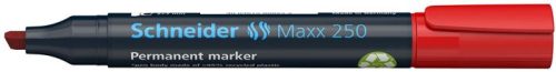 SCHNEIDER Alkoholos marker, 2-7 mm, vágott, SCHNEIDER "Maxx 250", piros
