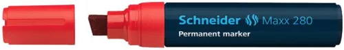 SCHNEIDER Alkoholos marker, 4-12 mm, vágott, SCHNEIDER "Maxx 280", piros