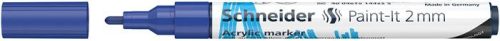 SCHNEIDER Dekormarker, akril, 2 mm, SCHNEIDER "Paint-It 310", kék
