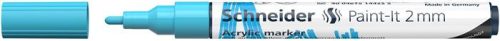 SCHNEIDER Dekormarker, akril, 2 mm, SCHNEIDER "Paint-It 310", pasztellkék