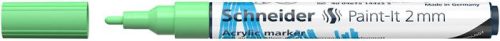SCHNEIDER Dekormarker, akril, 2 mm, SCHNEIDER "Paint-It 310", pasztellzöld