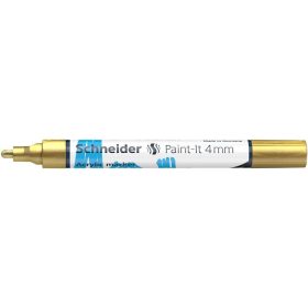   SCHNEIDER Dekormarker, akril, 4 mm, SCHNEIDER "Paint-It 320", arany