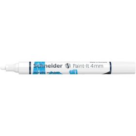   SCHNEIDER Dekormarker, akril, 4 mm, SCHNEIDER "Paint-It 320", fehér