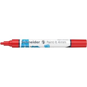   SCHNEIDER Dekormarker, akril, 4 mm, SCHNEIDER "Paint-It 320", piros