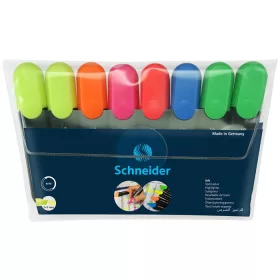   SCHNEIDER Szövegkiemelő készlet, 1-5 mm, SCHNEIDER "Job 150", 6+2 szín