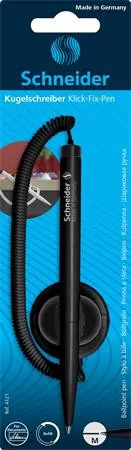 SCHNEIDER Ügyféltoll, SCHNEIDER "Klick-Fix Pen", fekete