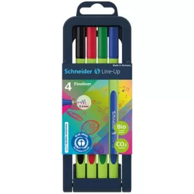   SCHNEIDER Tűfilc készlet, 0,4 mm, SCHNEIDER "Line-Up", 4 különböző szín