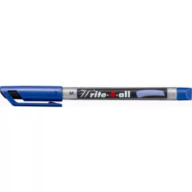   STABILO Alkoholos marker, 1 mm, kúpos, STABILO "Write-4-all", kék