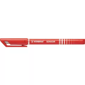 STABILO Tűfilc, 0,3 mm, STABILO "Sensor", piros