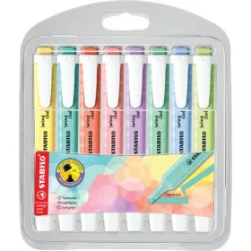   STABILO Szövegkiemelő készlet, 1-4 mm, STABILO "Swing Cool Pastel", 8 különböző szín
