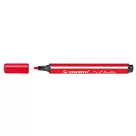   STABILO Filctoll, 1,5-2 mm, rugós hegy, STABILO "Trio Scribbi", piros
