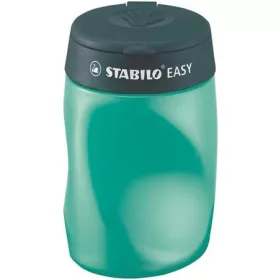   STABILO Hegyező, háromlyukú, tartályos, balkezes, STABILO "Easy", olajzöld