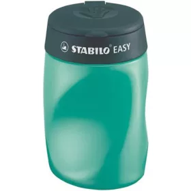   STABILO Hegyező, háromlyukú, tartályos, jobbkezes, STABILO "Easy", olajzöld